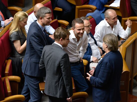 Заседание Верховной рады Украины