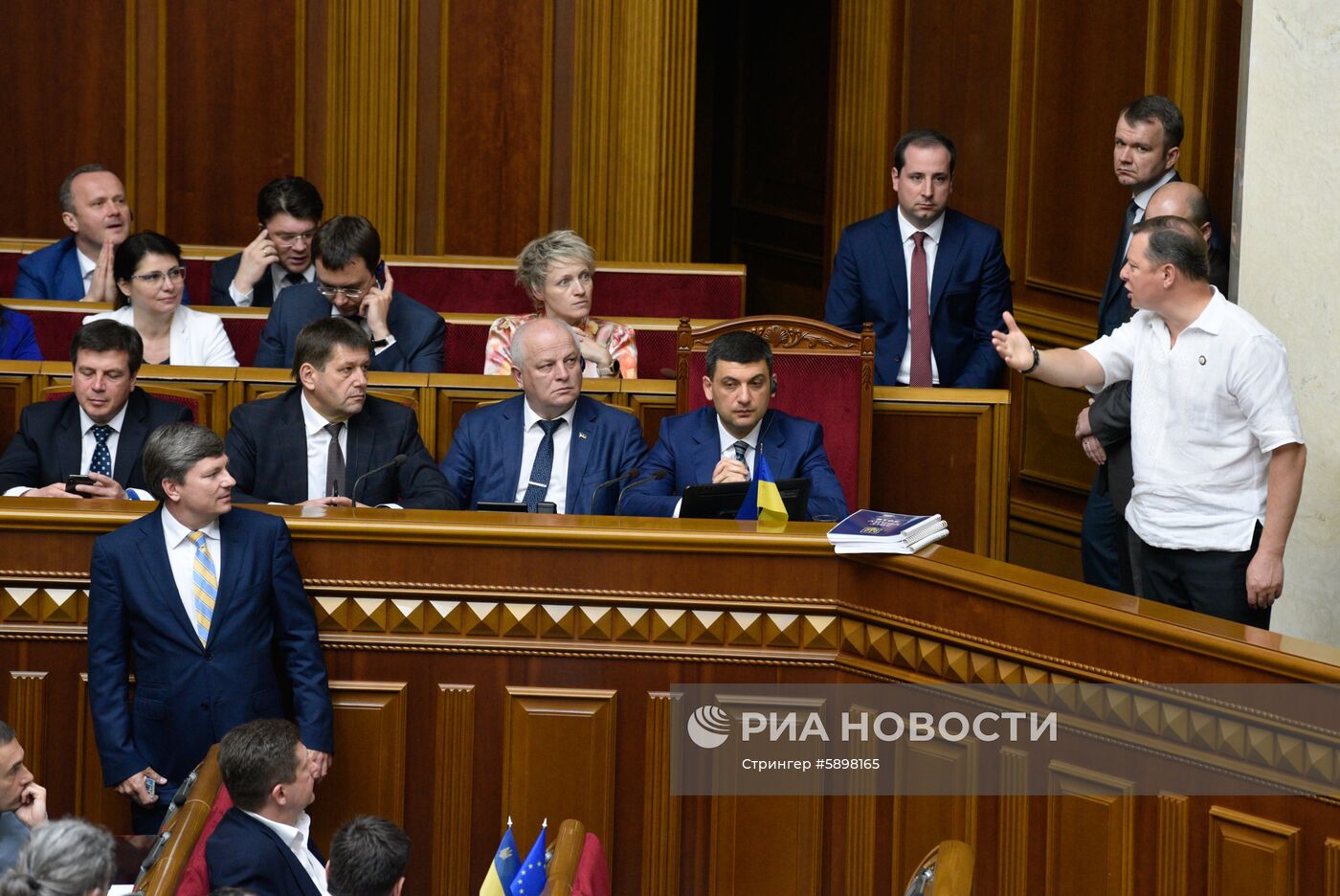 Заседание Верховной рады Украины