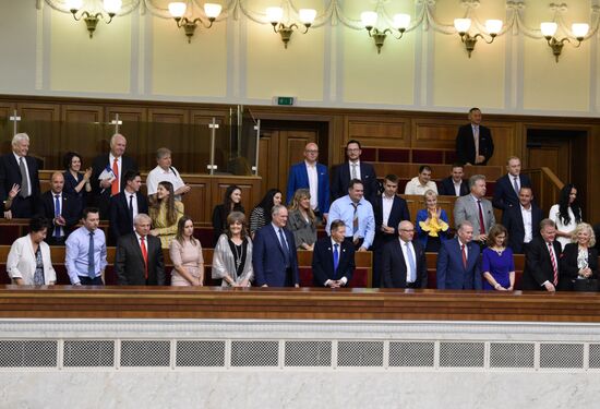 Заседание Верховной рады Украины