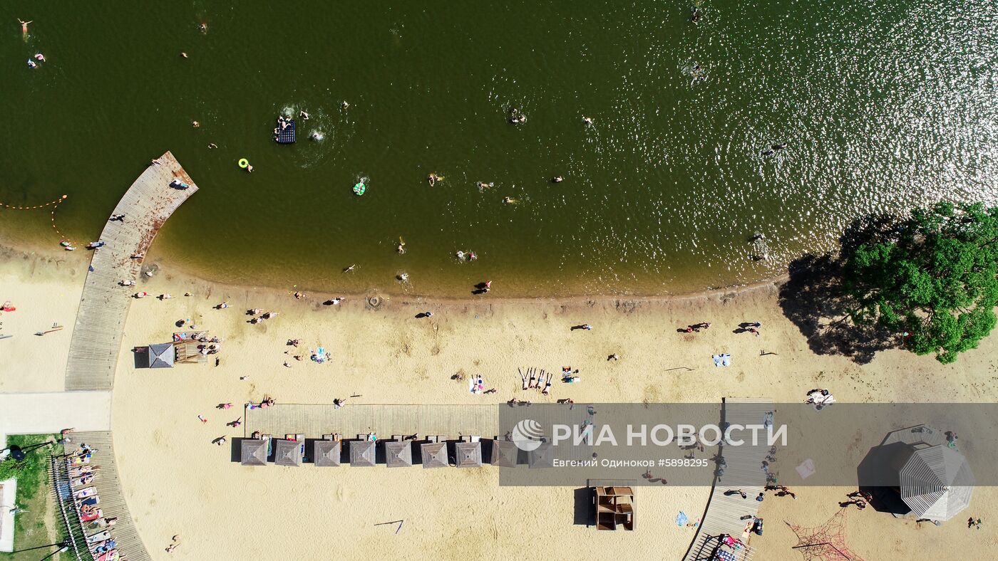 Пляжный отдых в Москве