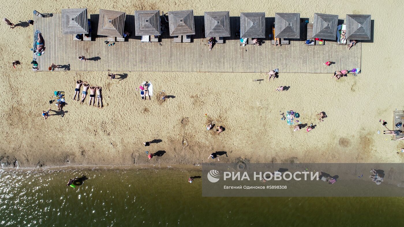 Пляжный отдых в Москве