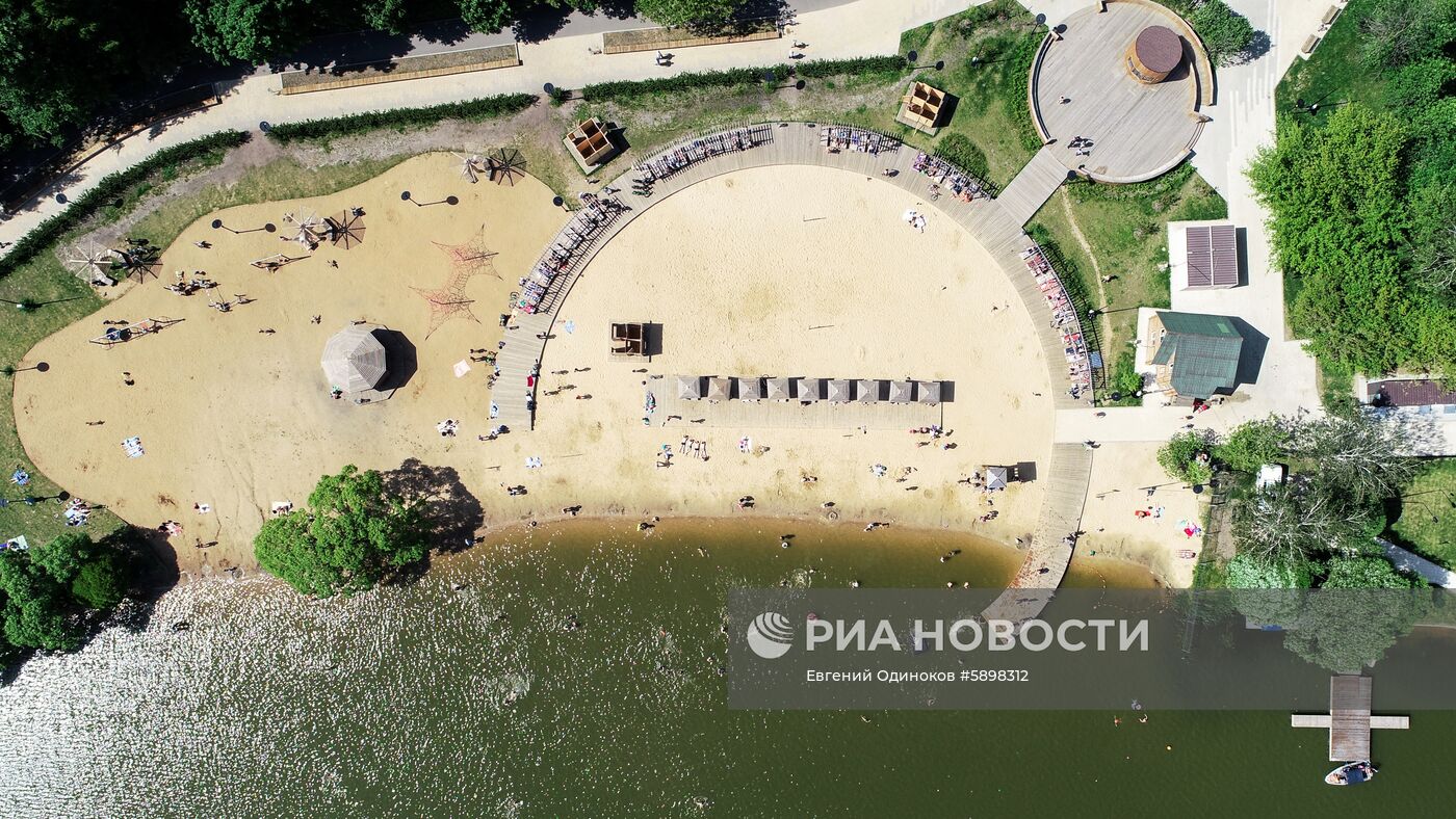 Пляжный отдых в Москве
