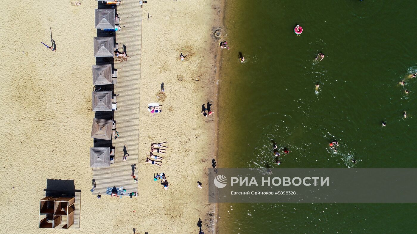 Пляжный отдых в Москве