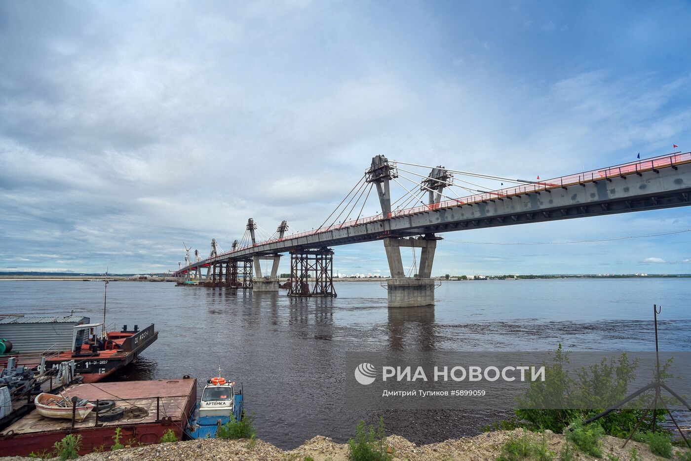 Стыковка международного моста Благовещенск - Хэйхэ