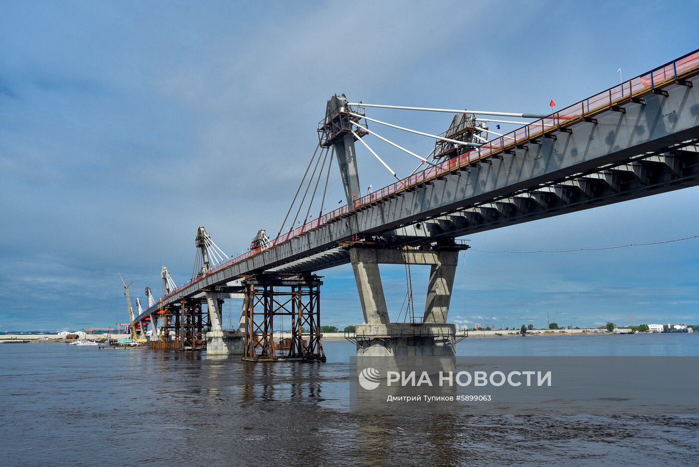 Стыковка международного моста Благовещенск - Хэйхэ