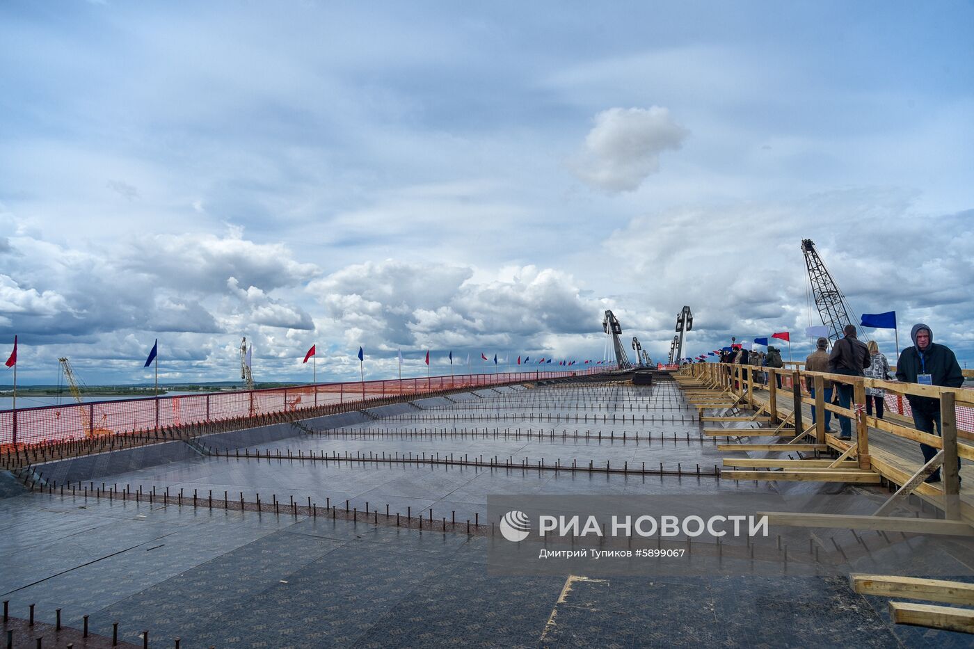 Стыковка международного моста Благовещенск - Хэйхэ