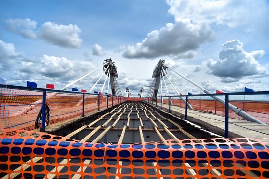 Стыковка международного моста Благовещенск - Хэйхэ 