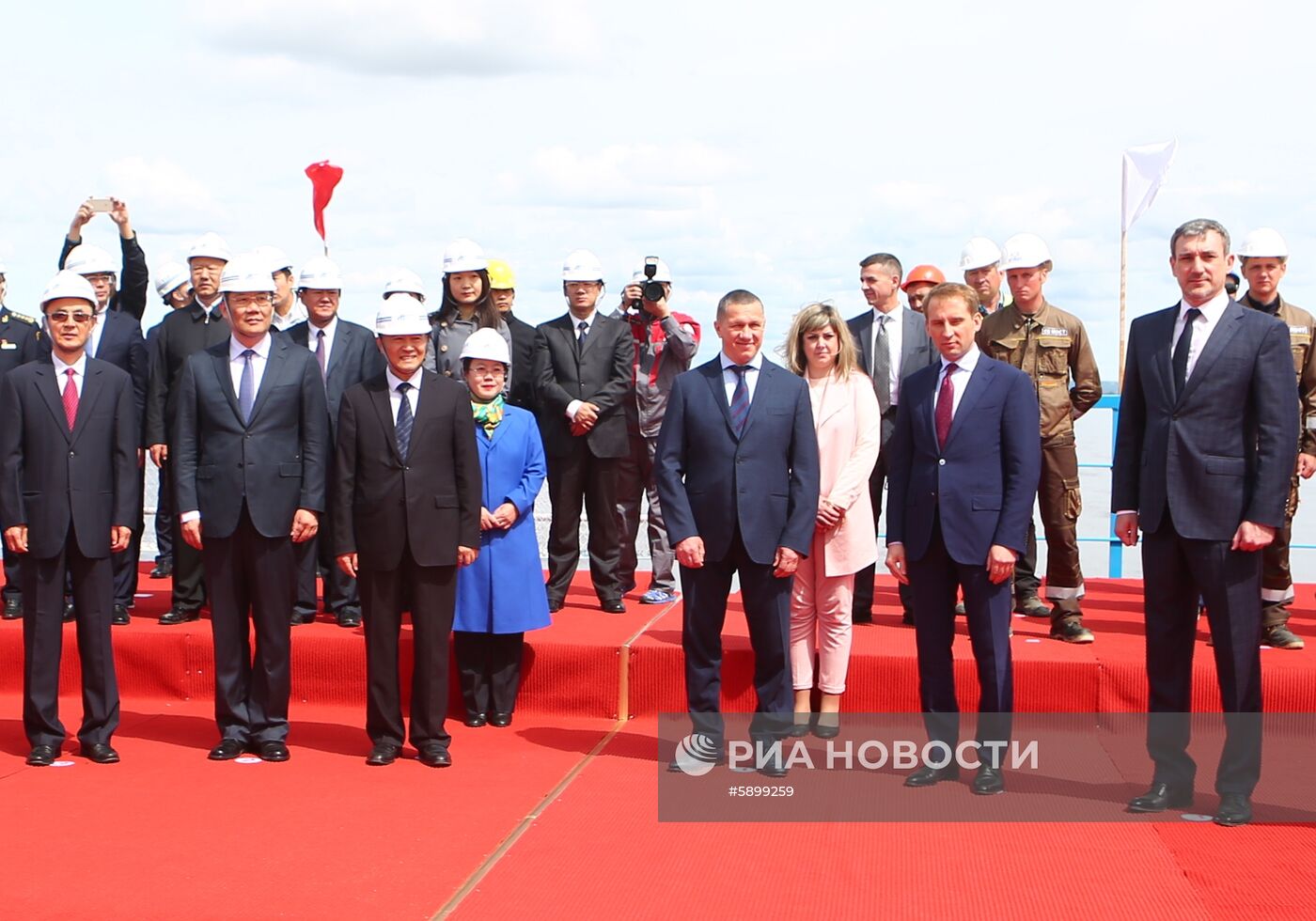 Стыковка международного моста Благовещенск - Хэйхэ