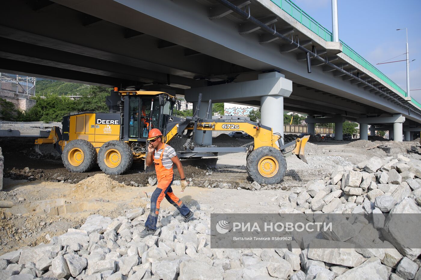 Развязка на Сухумском шоссе в Новороссийске