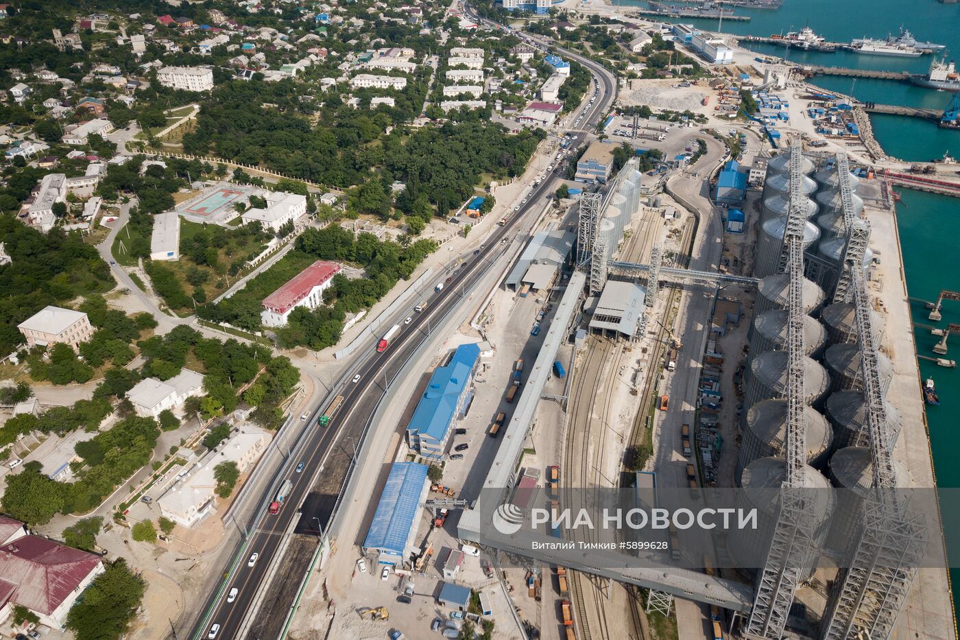 Развязка на Сухумском шоссе в Новороссийске