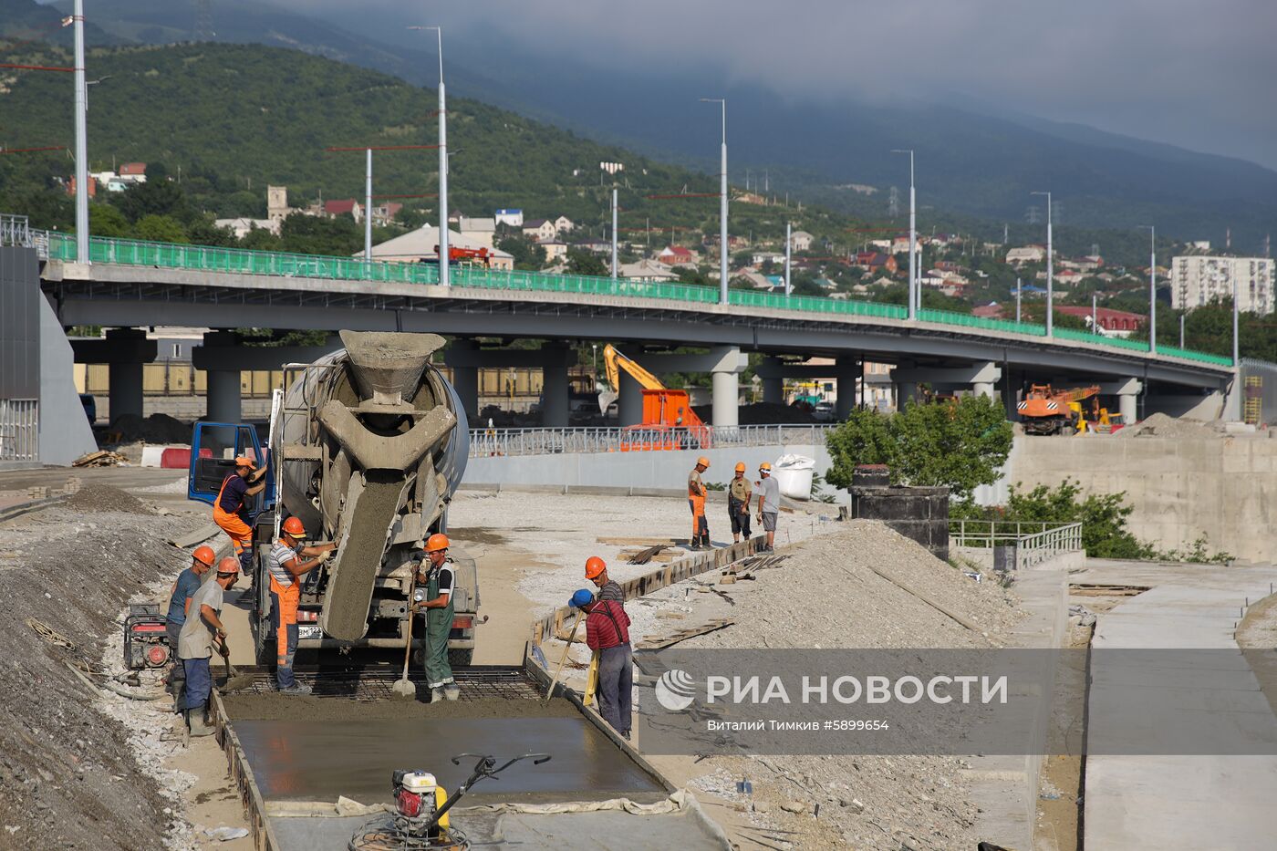 Развязка на Сухумском шоссе в Новороссийске