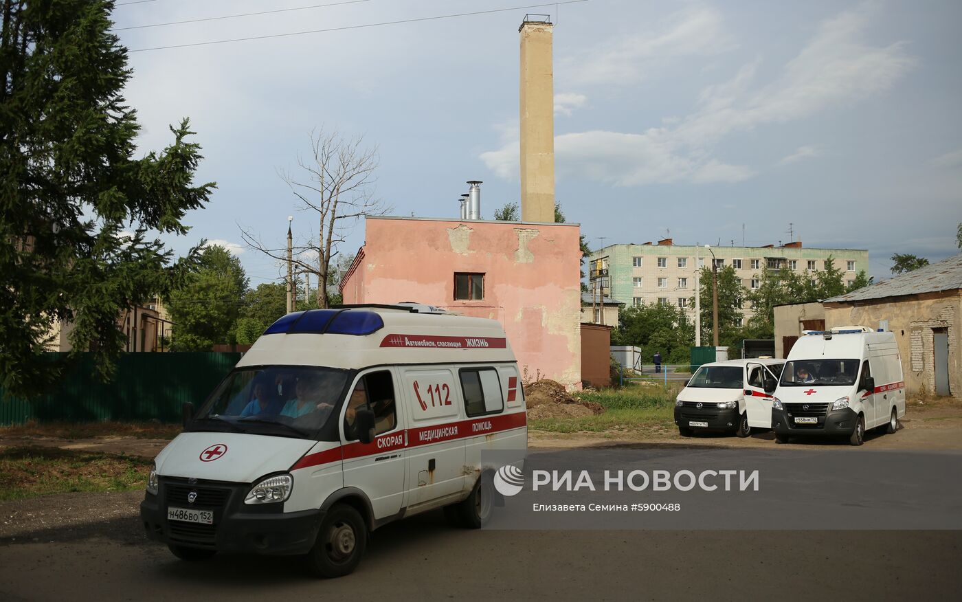 Взрывы на заводе в Дзержинске