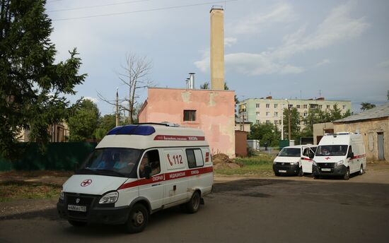 Взрывы на заводе в Дзержинске