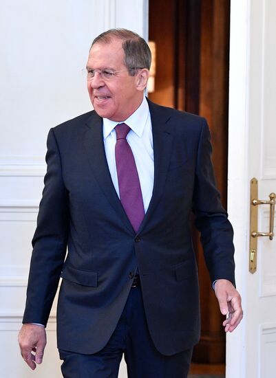 Встреча глав МИД РФ и Колумбии С. Лаврова и О. Трухильо 