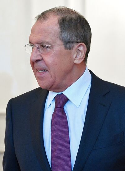 Встреча глав МИД РФ и Колумбии С. Лаврова и О. Трухильо 