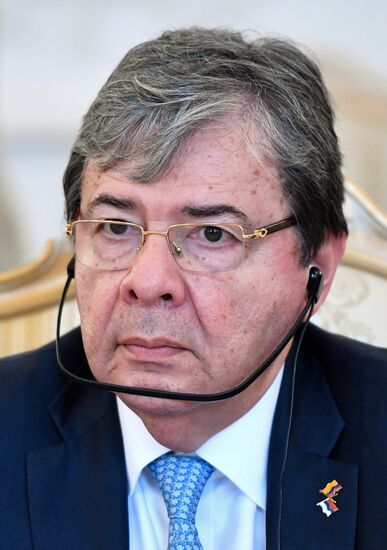 Встреча глав МИД РФ и Колумбии С. Лаврова и О. Трухильо 