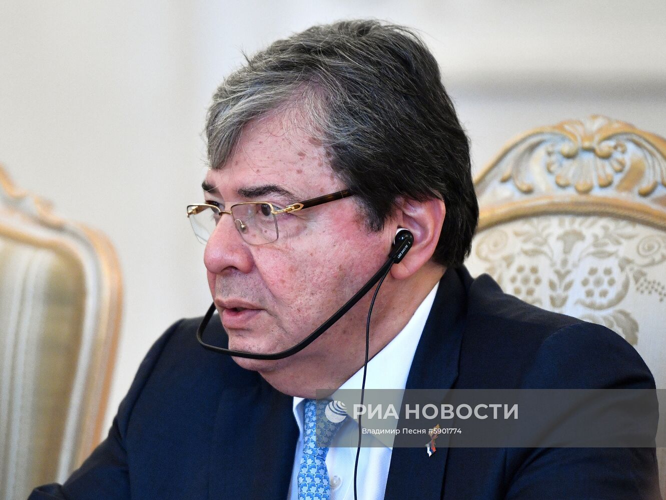 Встреча глав МИД РФ и Колумбии С. Лаврова и О. Трухильо