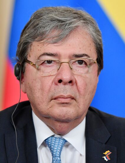 Встреча глав МИД РФ и Колумбии С. Лаврова и О. Трухильо 