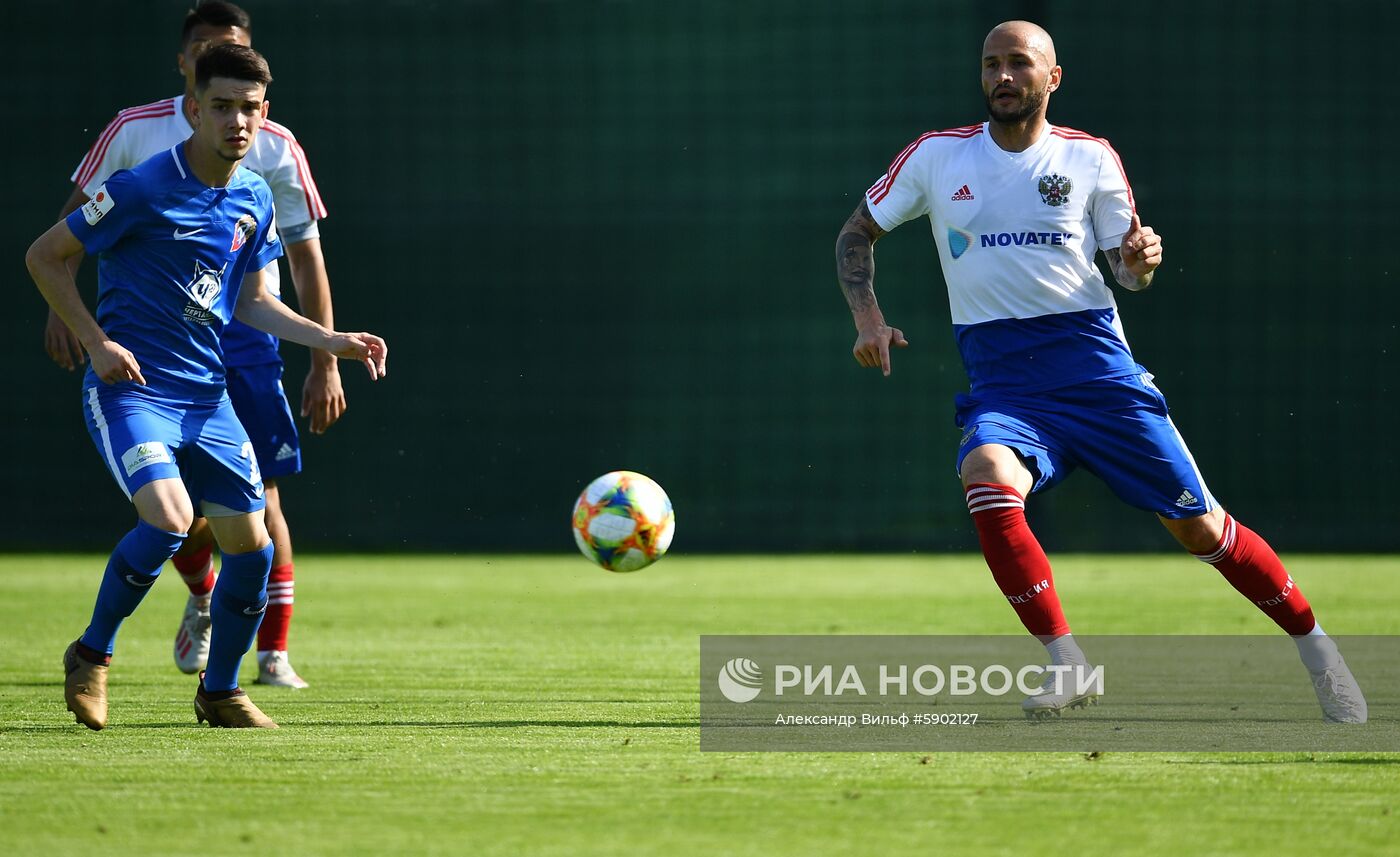 Футбол. Матч сборной России - ФК "Чертаново"