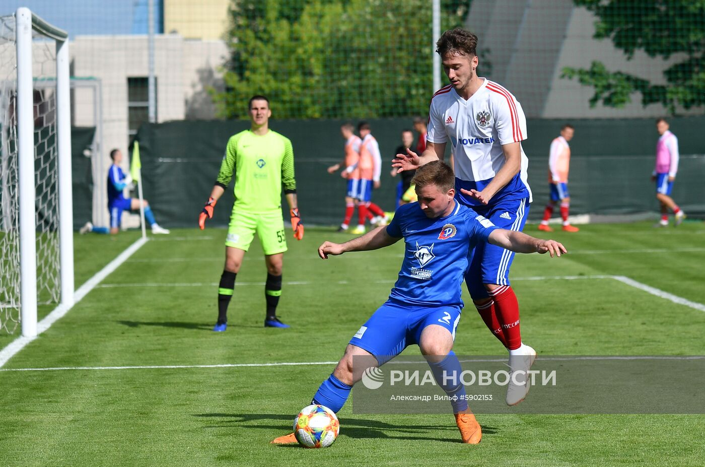 Футбол. Матч сборной России - ФК "Чертаново"
