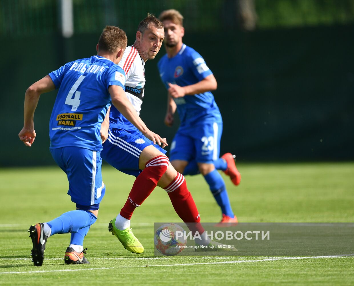 Футбол. Матч сборной России - ФК "Чертаново"