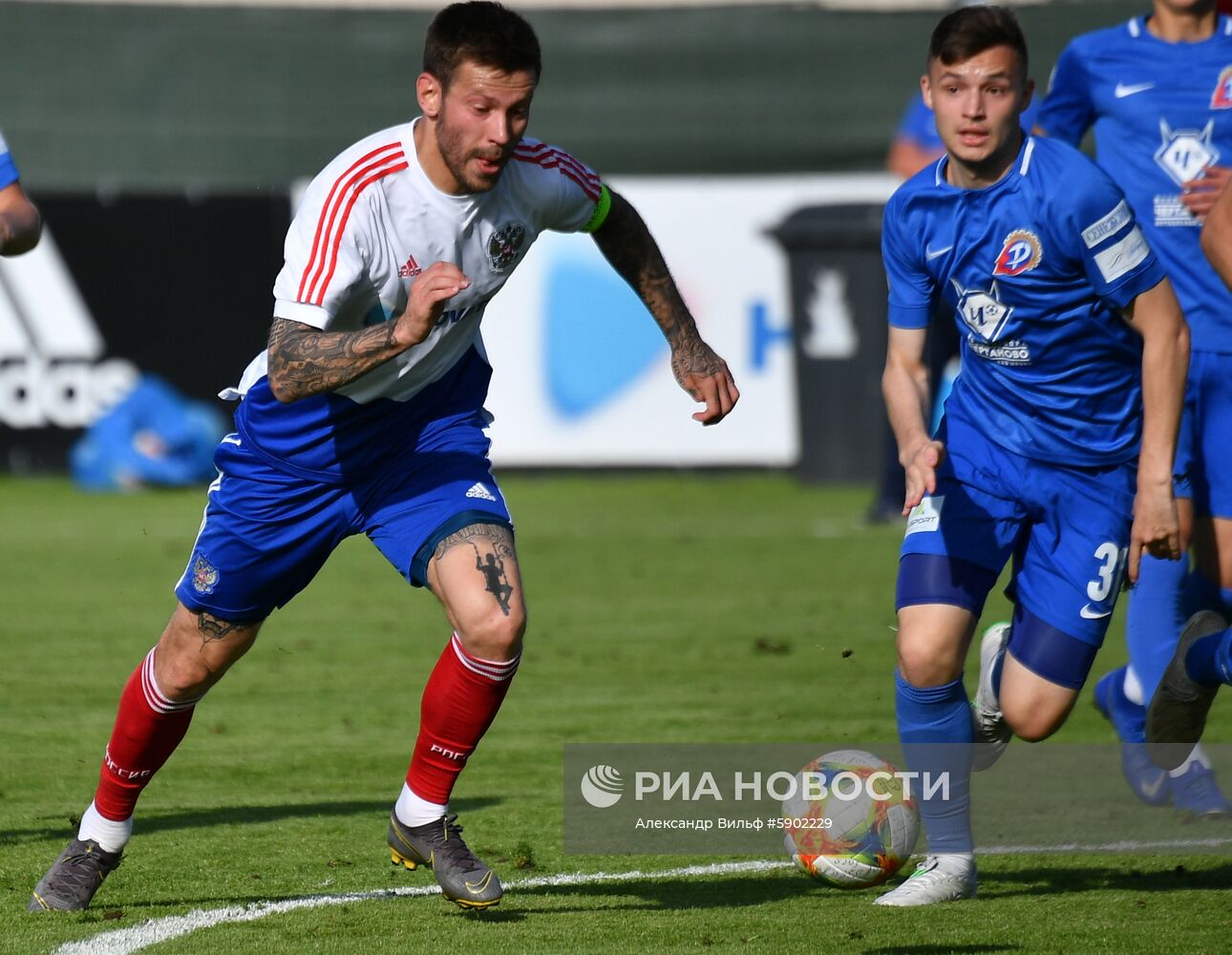 Футбол. Матч сборной России - ФК "Чертаново"