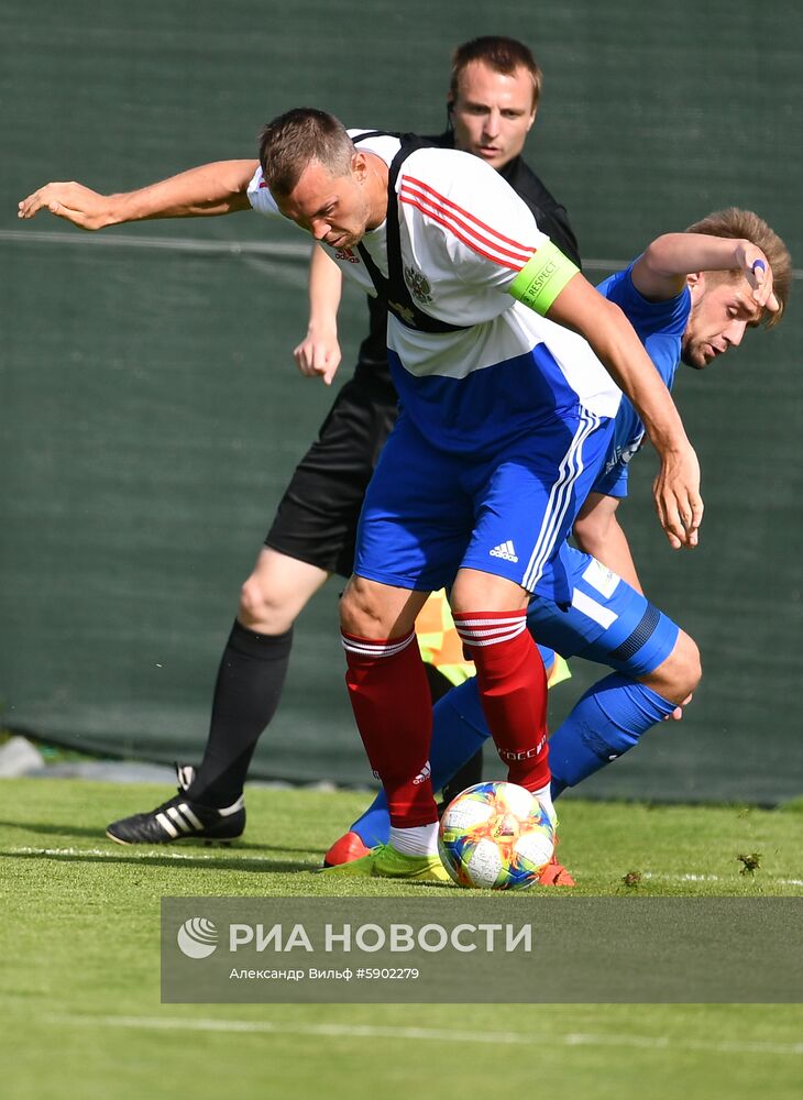 Футбол. Матч сборной России - ФК "Чертаново"