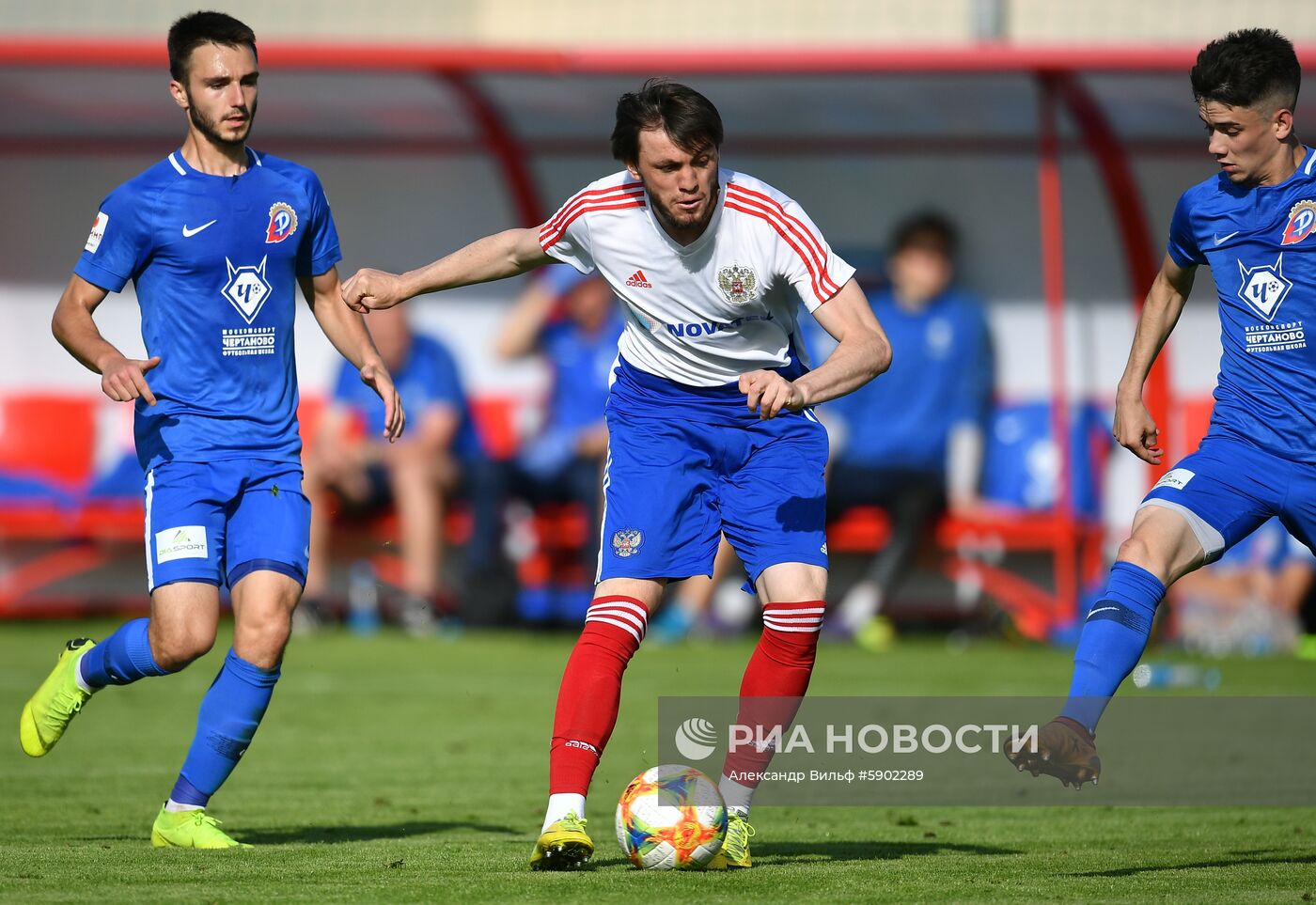 Футбол. Матч сборной России - ФК "Чертаново"
