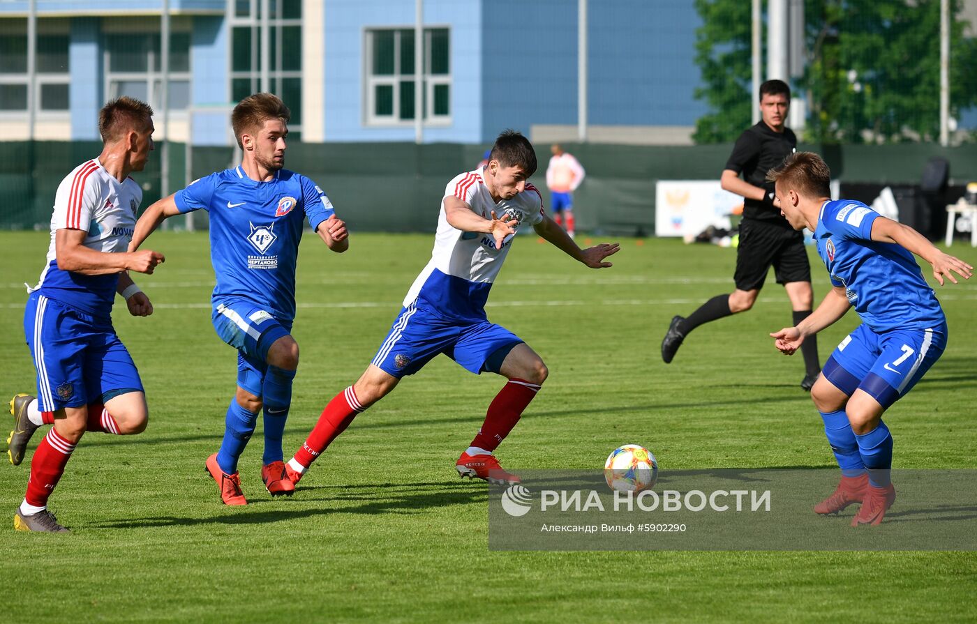 Футбол. Матч сборной России - ФК "Чертаново"