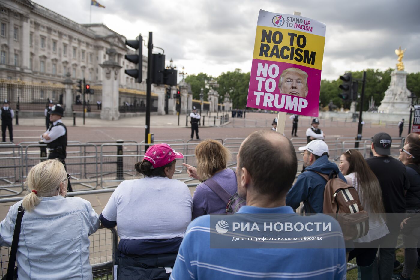 Акция против президента США Д. Трампа в Лондоне