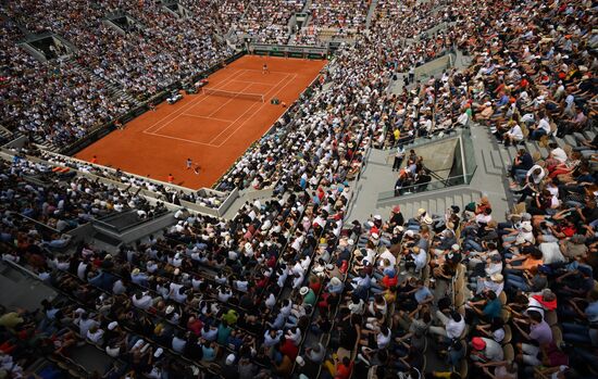 Теннис. Ролан Гаррос. Десятый день