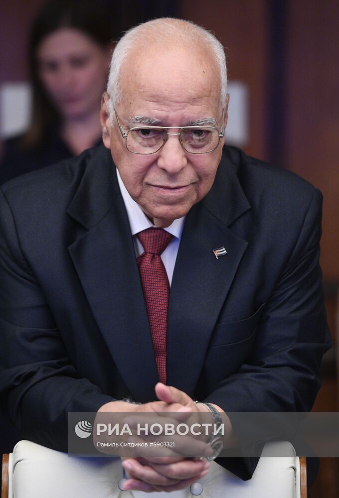 Встреча заместителя председателя правительства РФ Юрия Борисова с вице- премьером Кубы Рикардо Кабрисасом Руисом