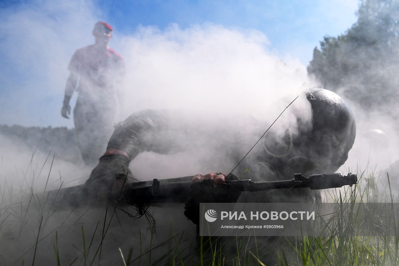 Испытания на право ношения крапового берета среди военнослужащих Росгвардии