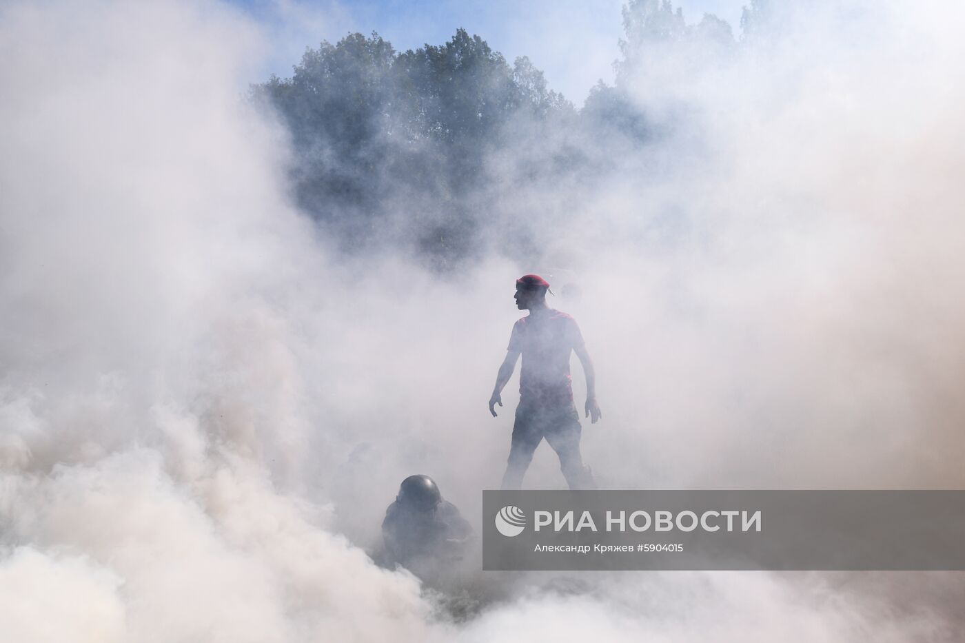 Испытания на право ношения крапового берета среди военнослужащих Росгвардии