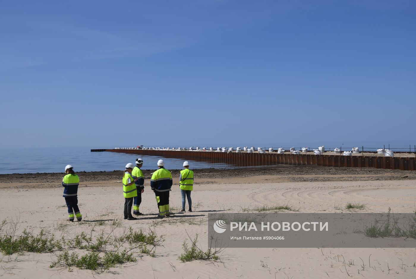 Строительство газопровода "Северный поток-2" в Ленинградской области