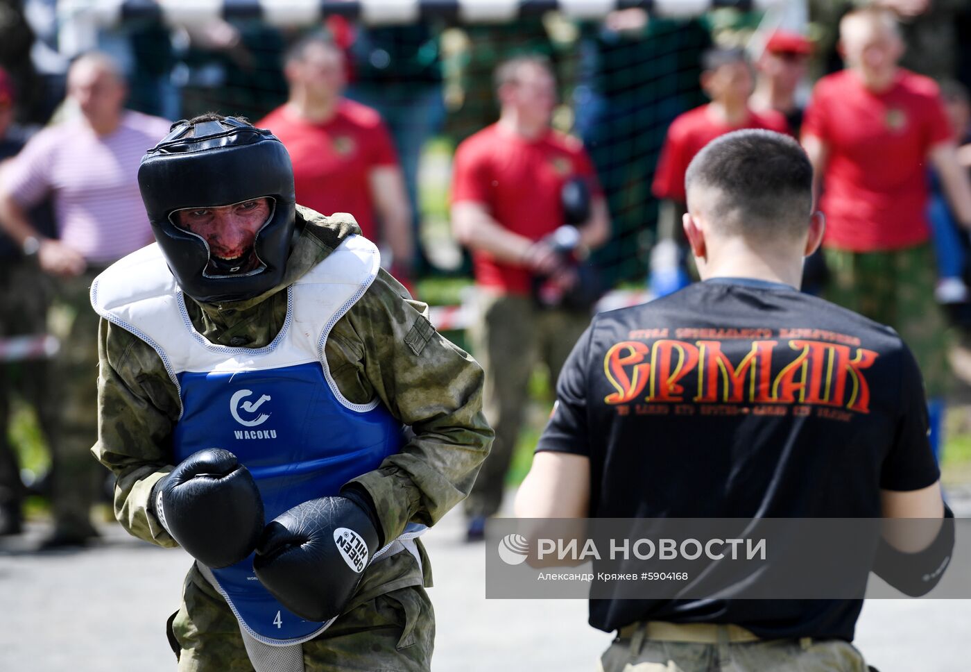 Испытания на право ношения крапового берета среди военнослужащих Росгвардии