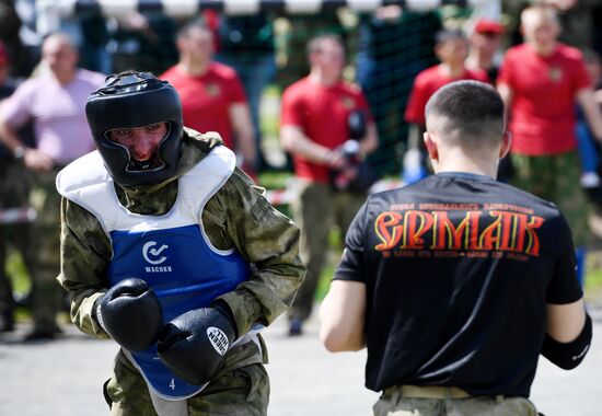 Испытания на право ношения крапового берета среди военнослужащих Росгвардии