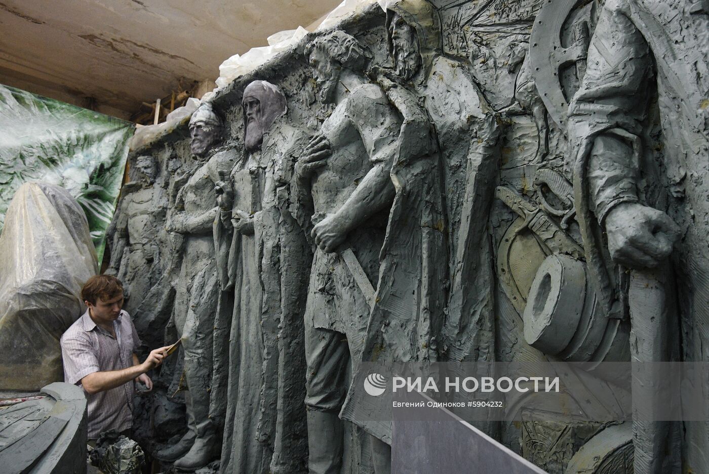 Изготовление декоративных рельефов для Главного храма ВС РФ 
