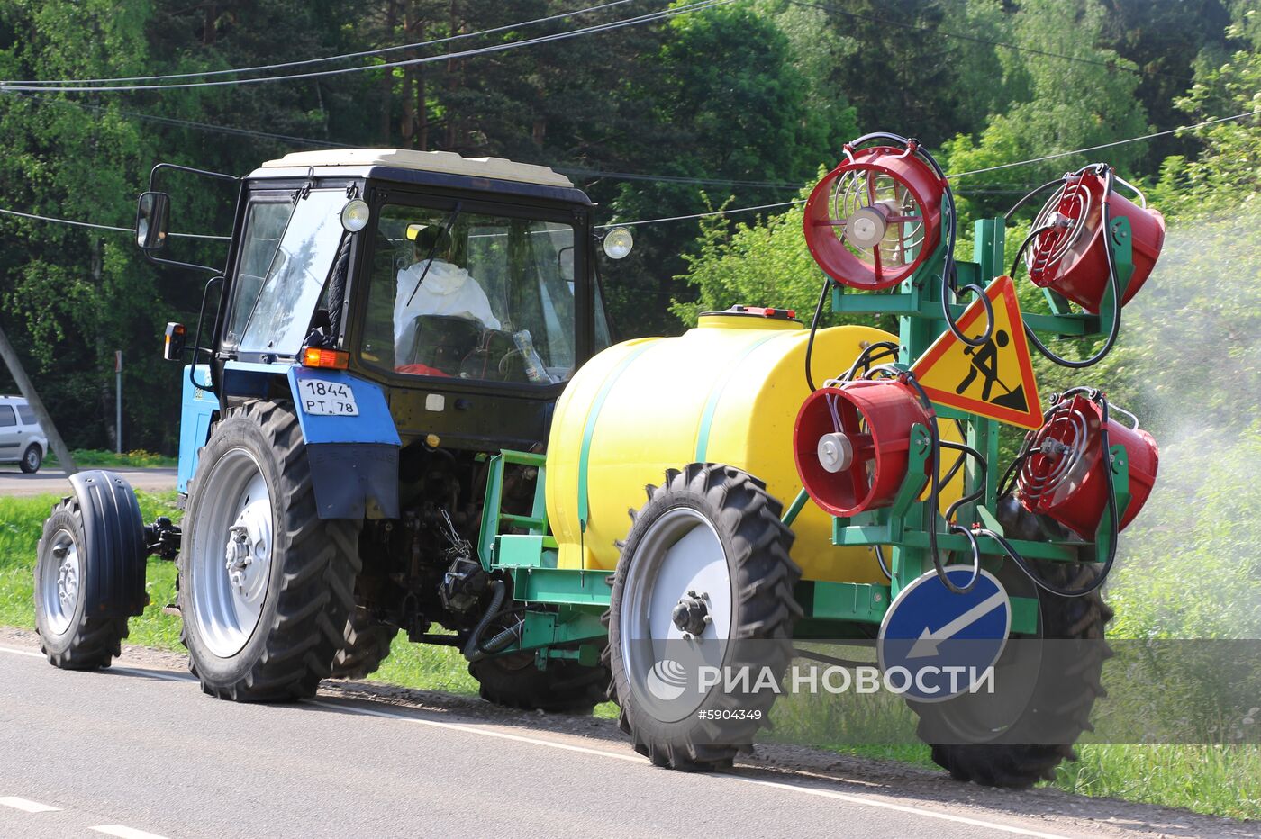 Уничтожение борщевика в Подмосковье