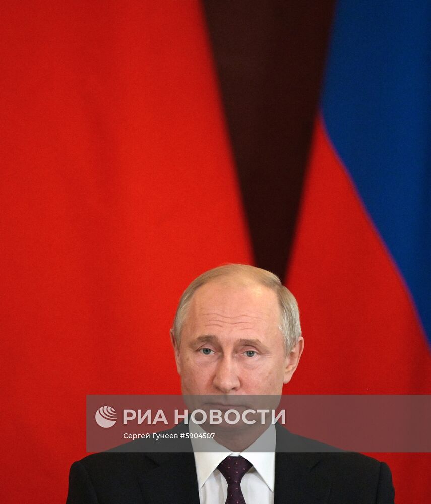 Мероприятия с участием президента РФ В. Путина в рамках государственного визита в РФ председателя КНР Си Цзиньпина