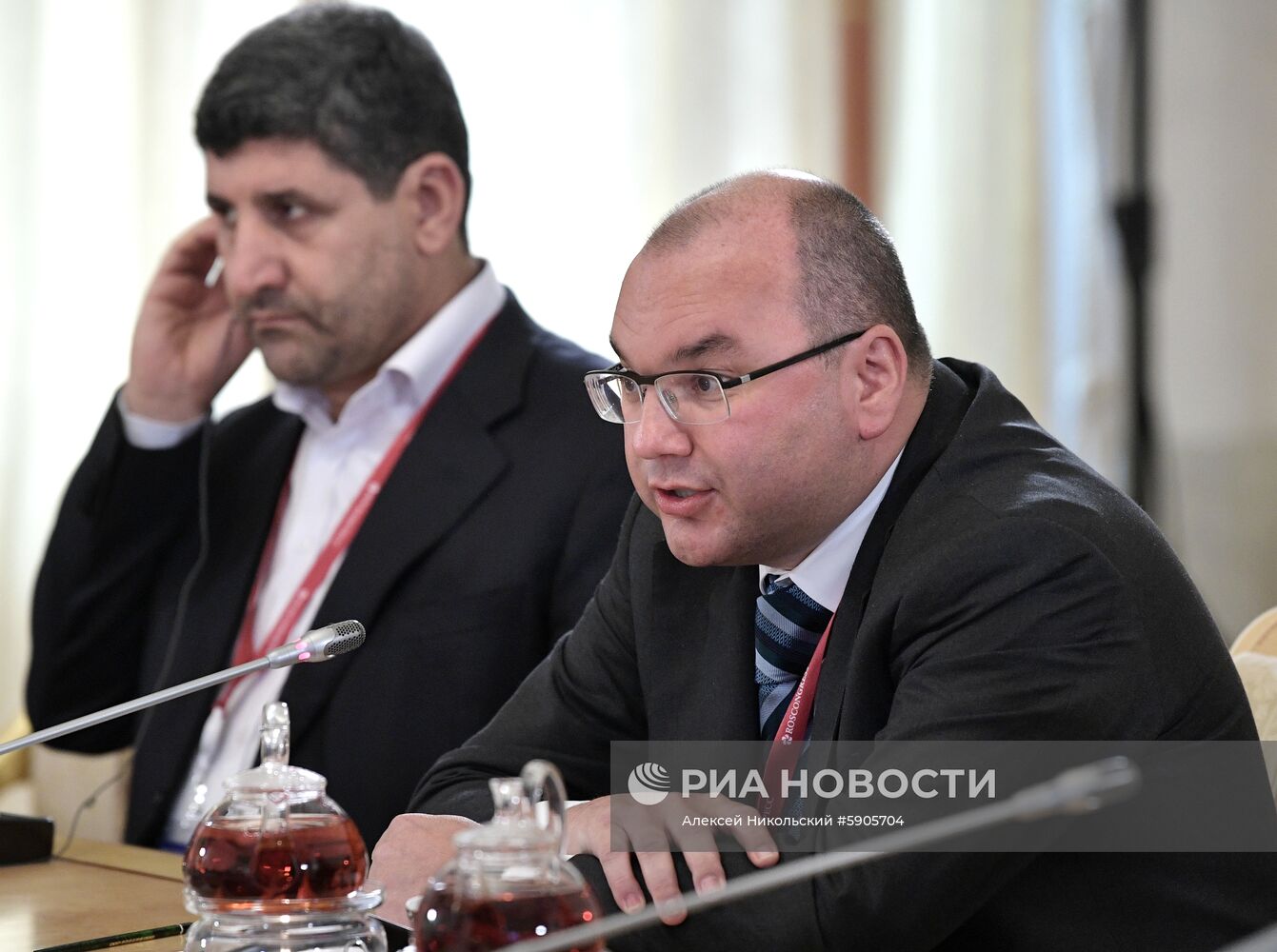Президент РФ В. Путин принимает участие в Петербургском международном экономическом форуме