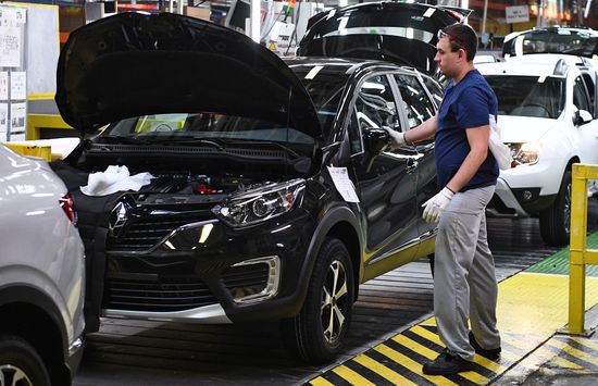 Производство автомобилей Renault