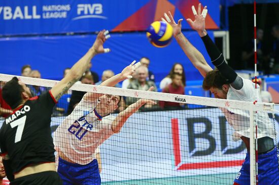 Волейбол. Мужчины. Этап Лиги Наций. Матч Россия - Португалия