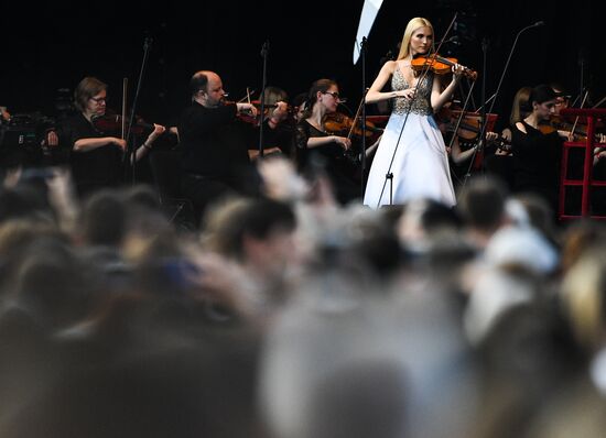 Концерт Андреа Бочелли на Дворцовой площади 