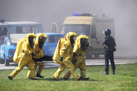 Демонстрационные учения МЧС России 