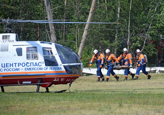 Демонстрационные учения МЧС России 