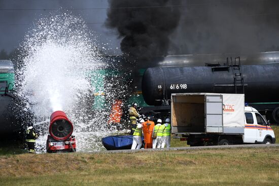 Демонстрационные учения МЧС России 