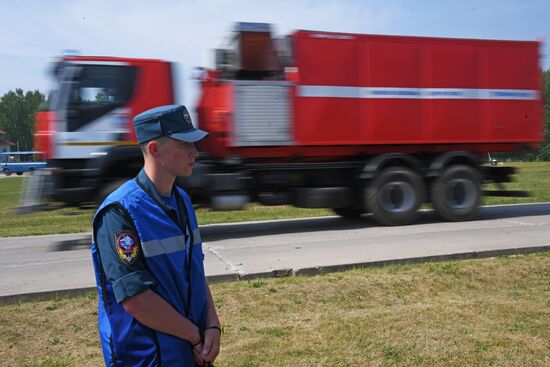 Демонстрационные учения МЧС России 