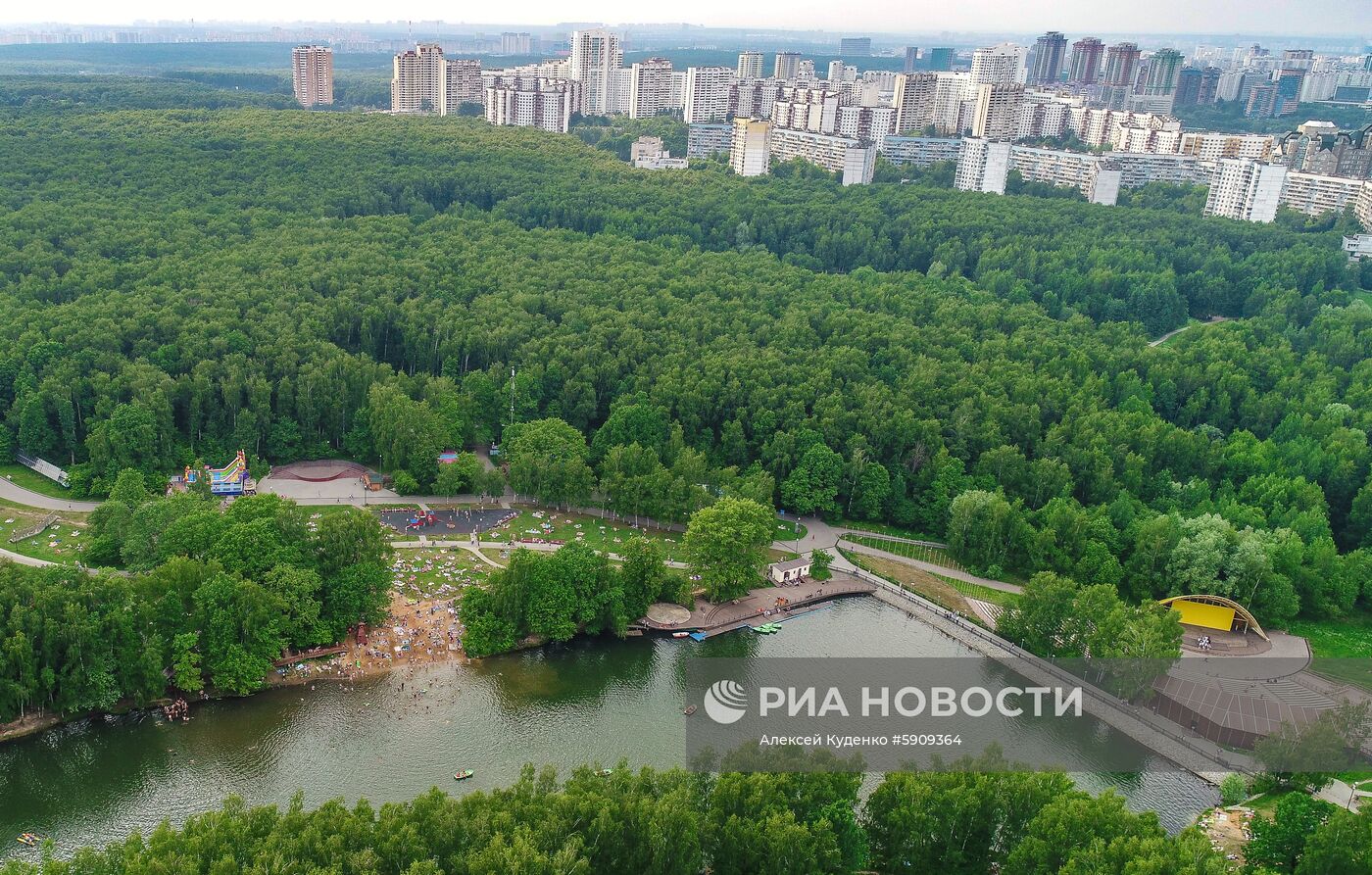 Пляжный отдых в Москве