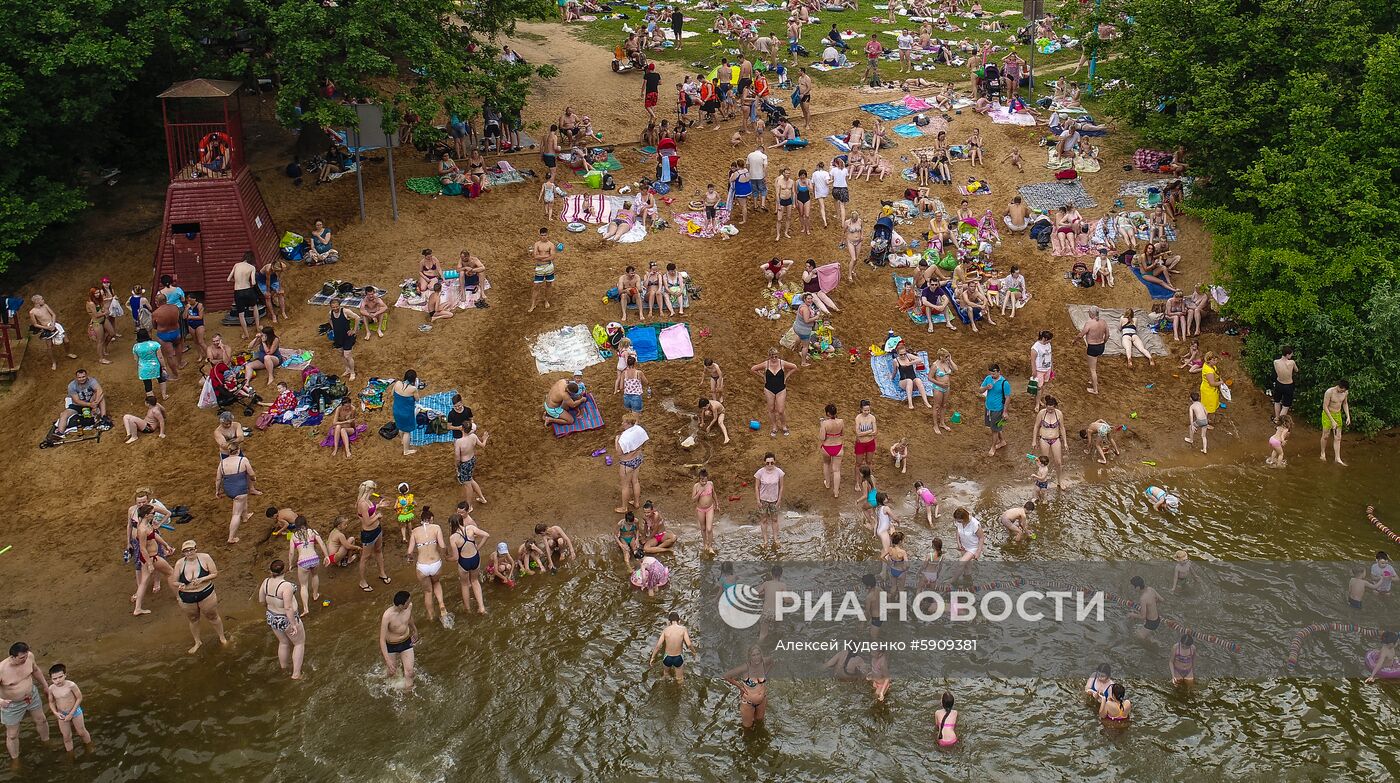 Пляжный отдых в Москве